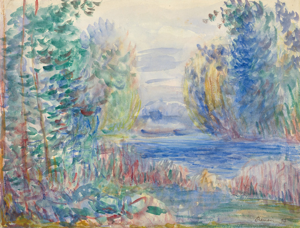 川の風景／Renoir