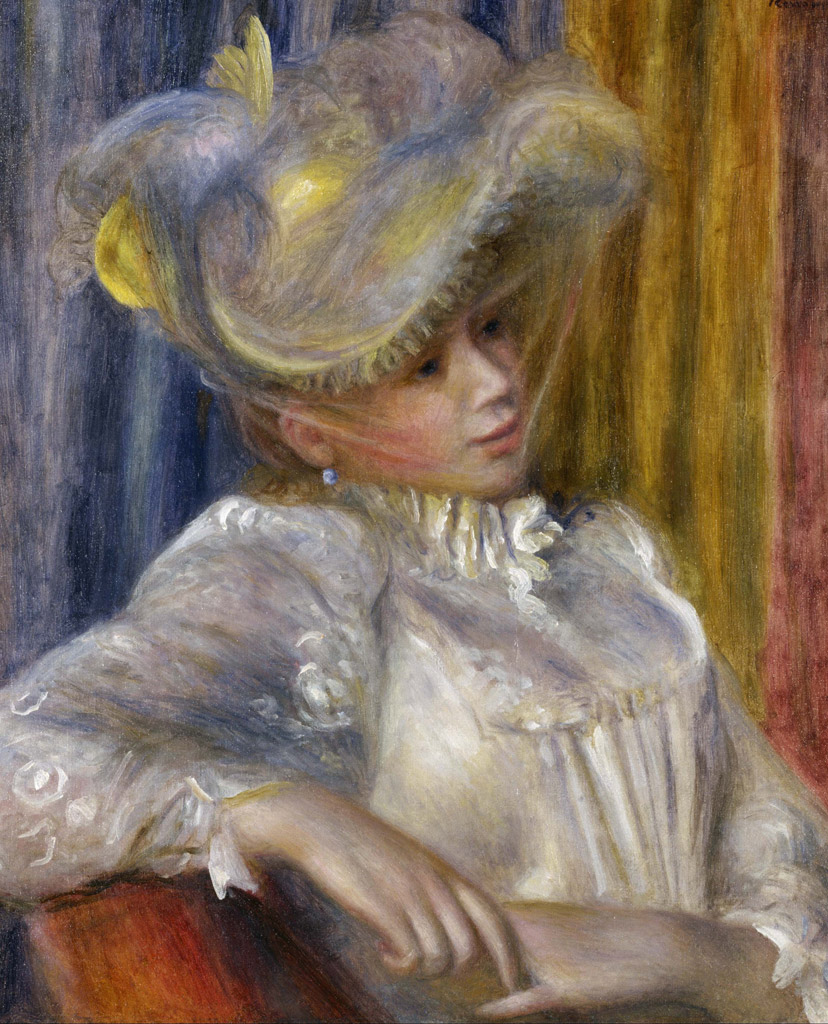 帽子の女／Renoir