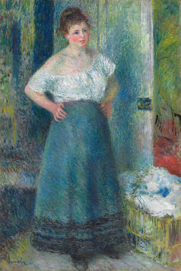 洗濯する女／Renoir