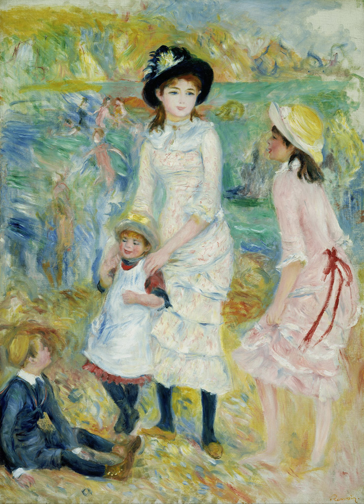 海岸の子供たち／Renoir