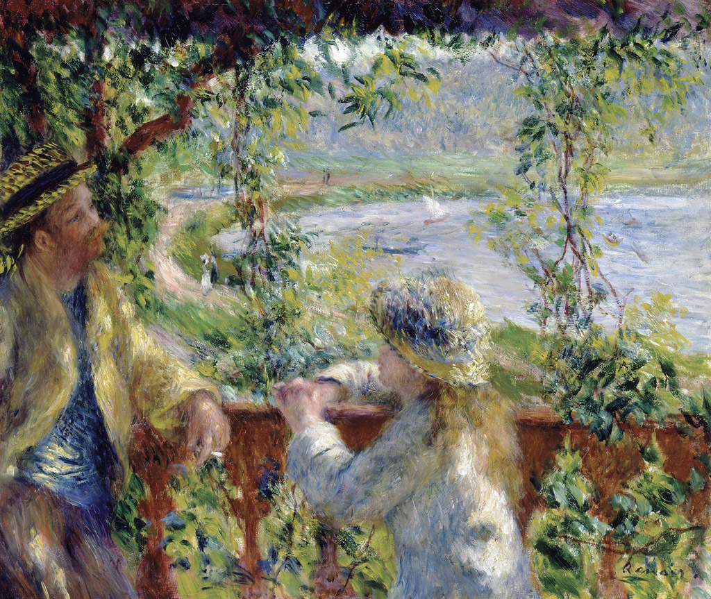 湖の傍で／Renoir