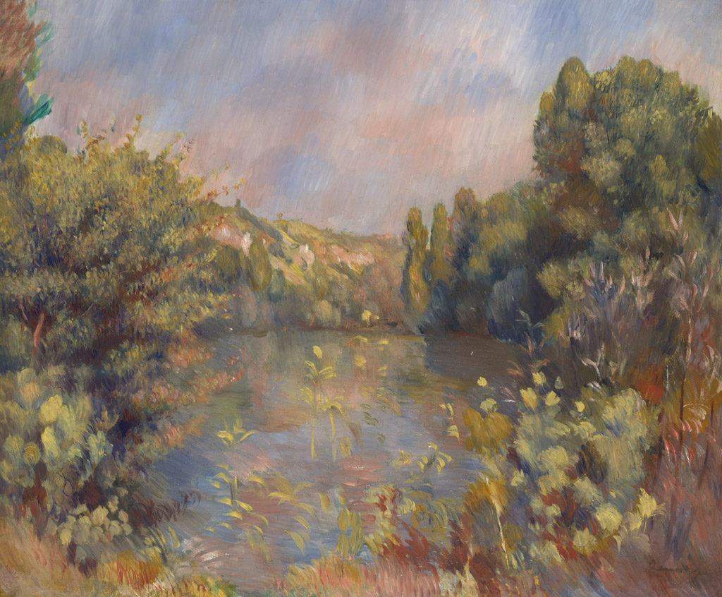 湖畔風景／Renoir