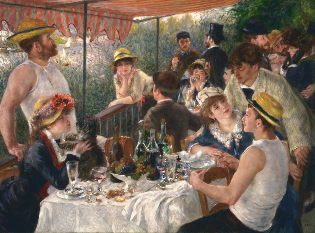 舟遊びの昼食／Renoir