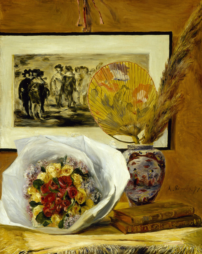 花束のある静物／Renoir