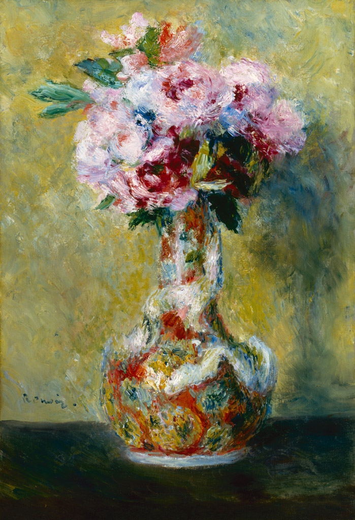 花瓶の花束／Renoir
