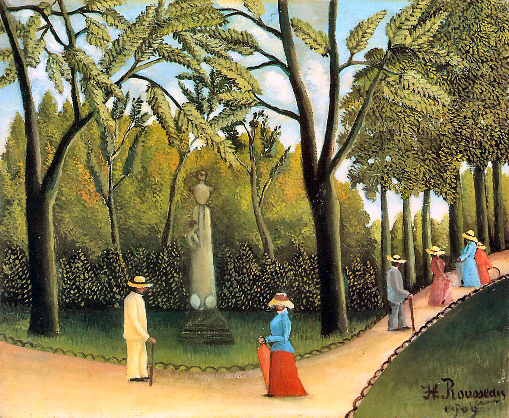 ルクセンブルク公園、ショパンの記念碑／Rousseau