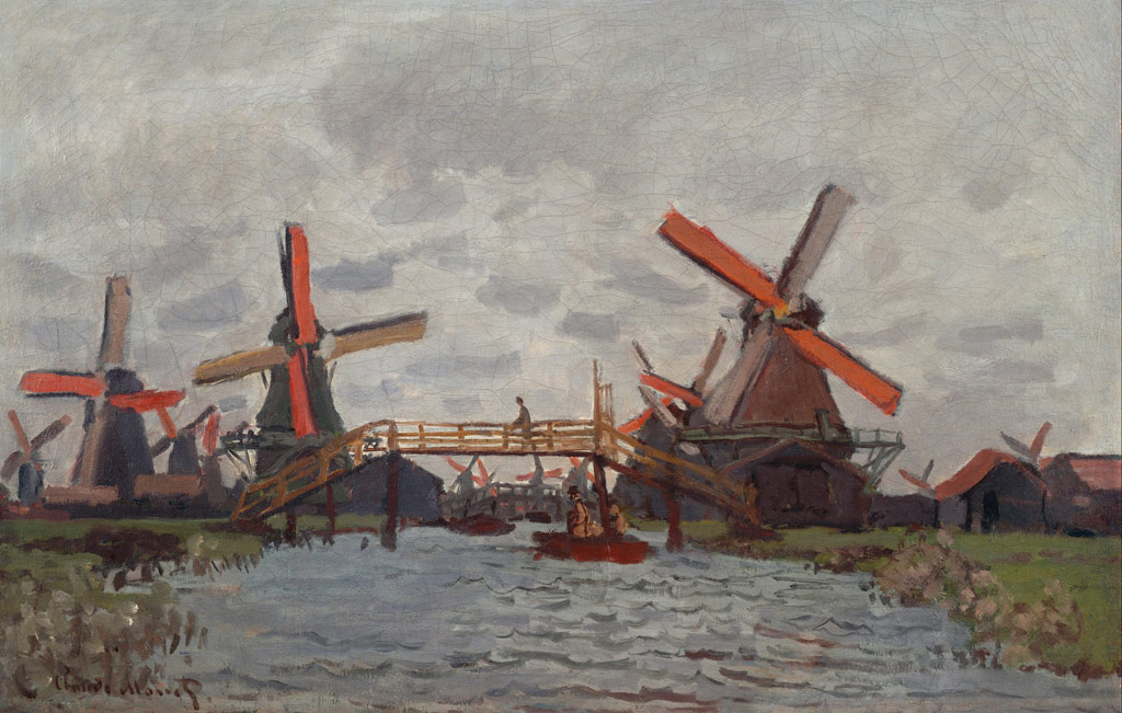 ザーンダム近くの風車（1871）